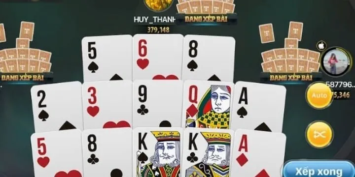 Số lượng tham gia ván bài Binh Xập Xám